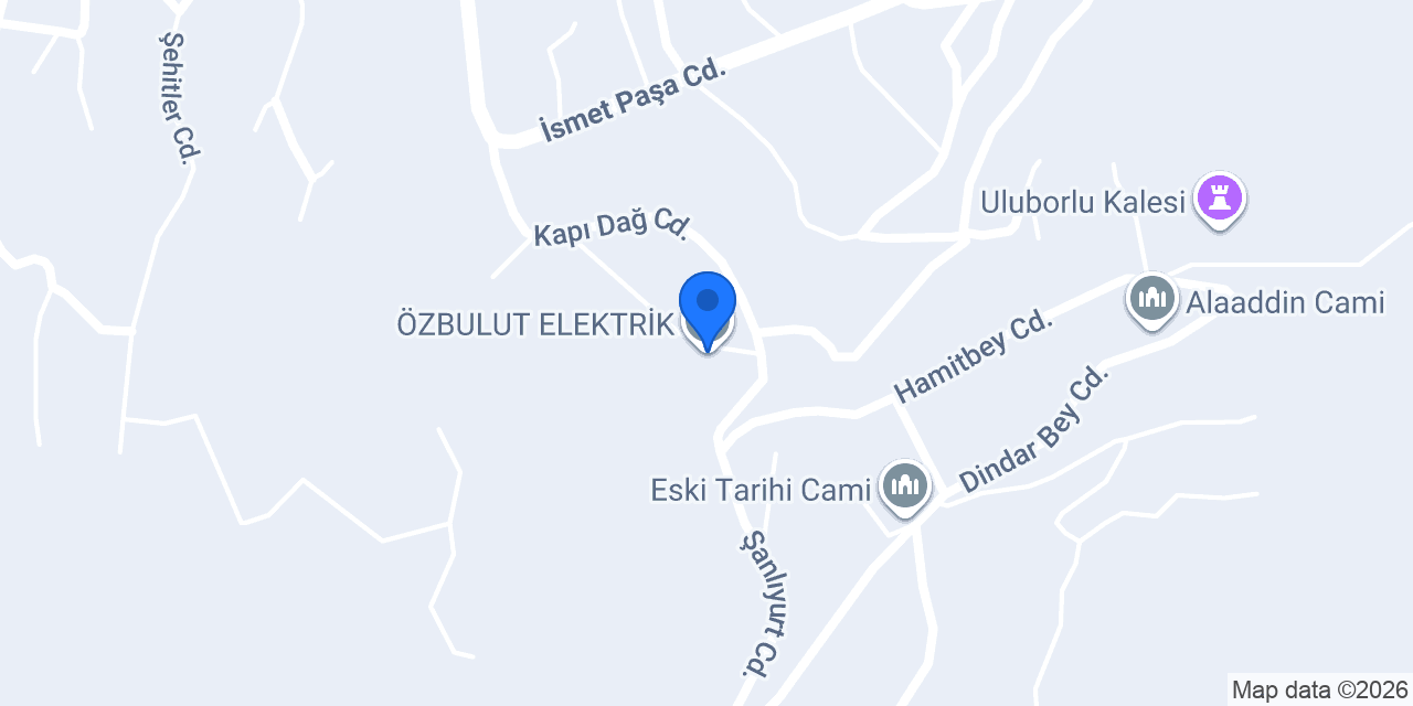ÖZBULUT ELEKTRİK konumu