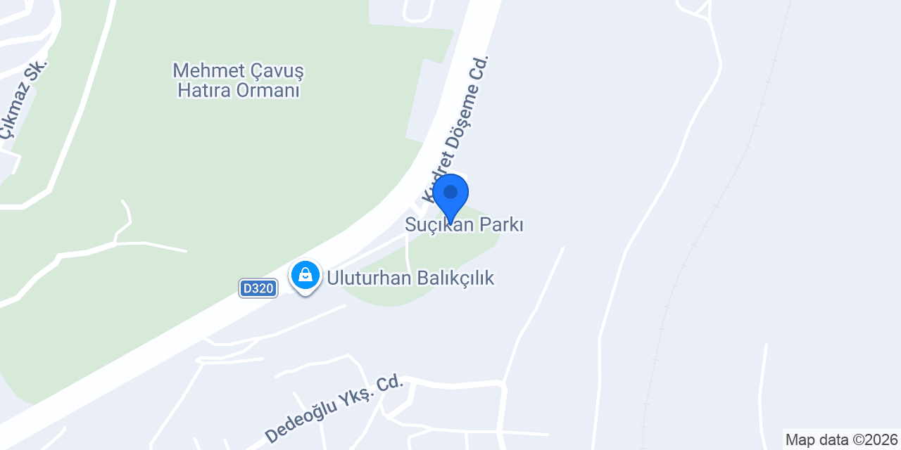 Suçıkan Park Tesisleri konumu