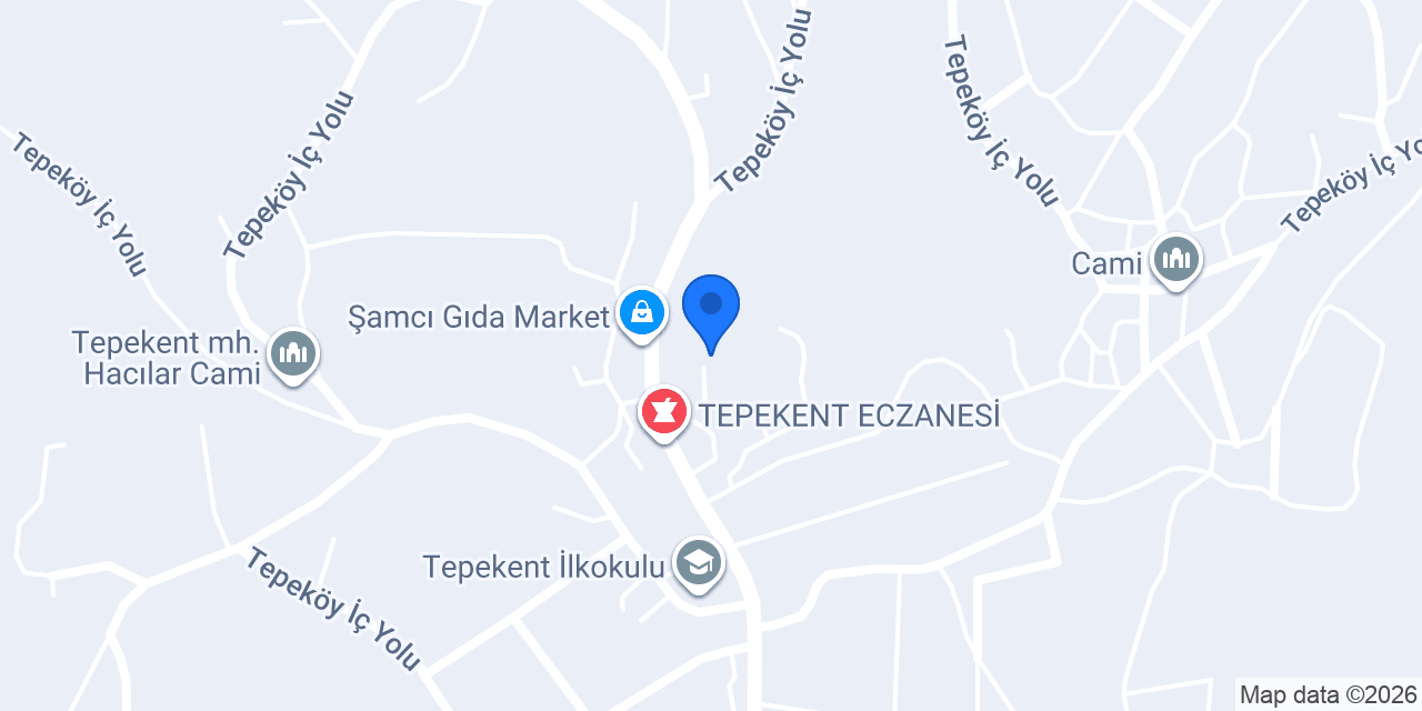 Ptt-tepeköy Acentesi konumu