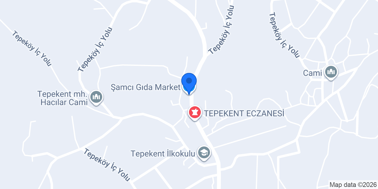 Şamcı Gıda Market konumu