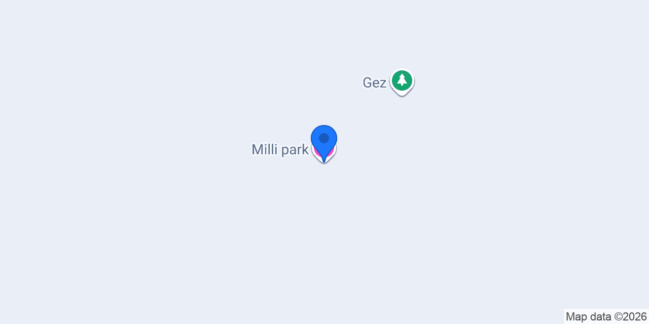 Milli park konumu