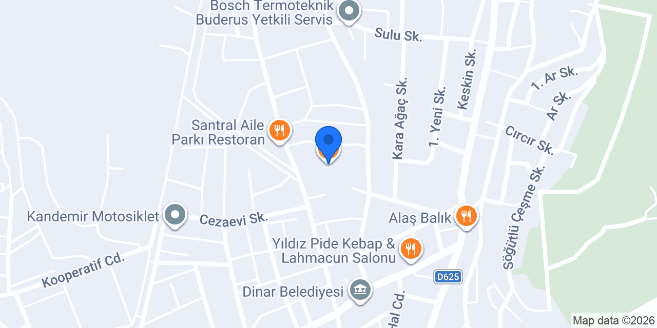 Mevlana Restaurant konumu