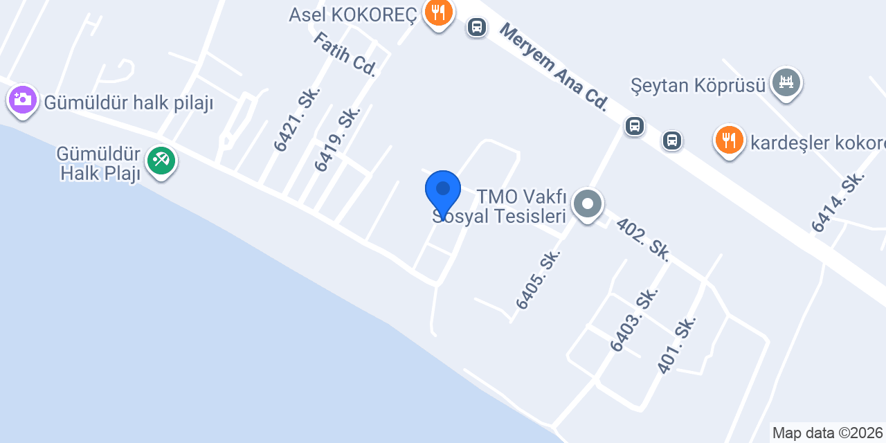 Gümüldür Tatil evi konumu