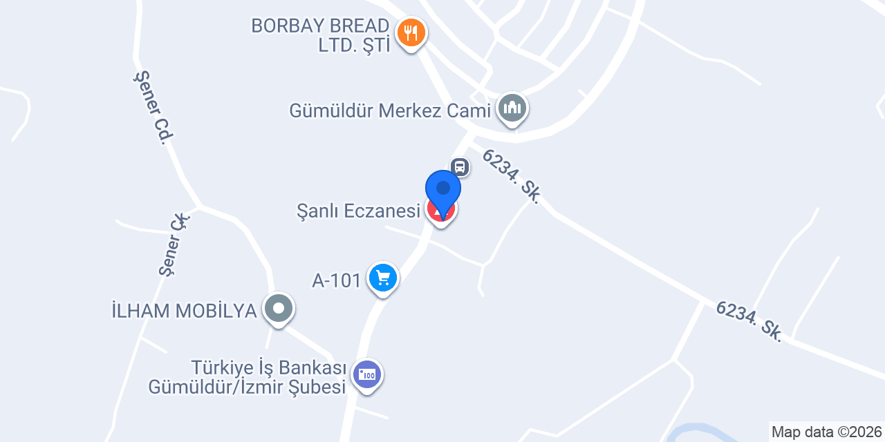 Gümüşsu Eczanesi konumu
