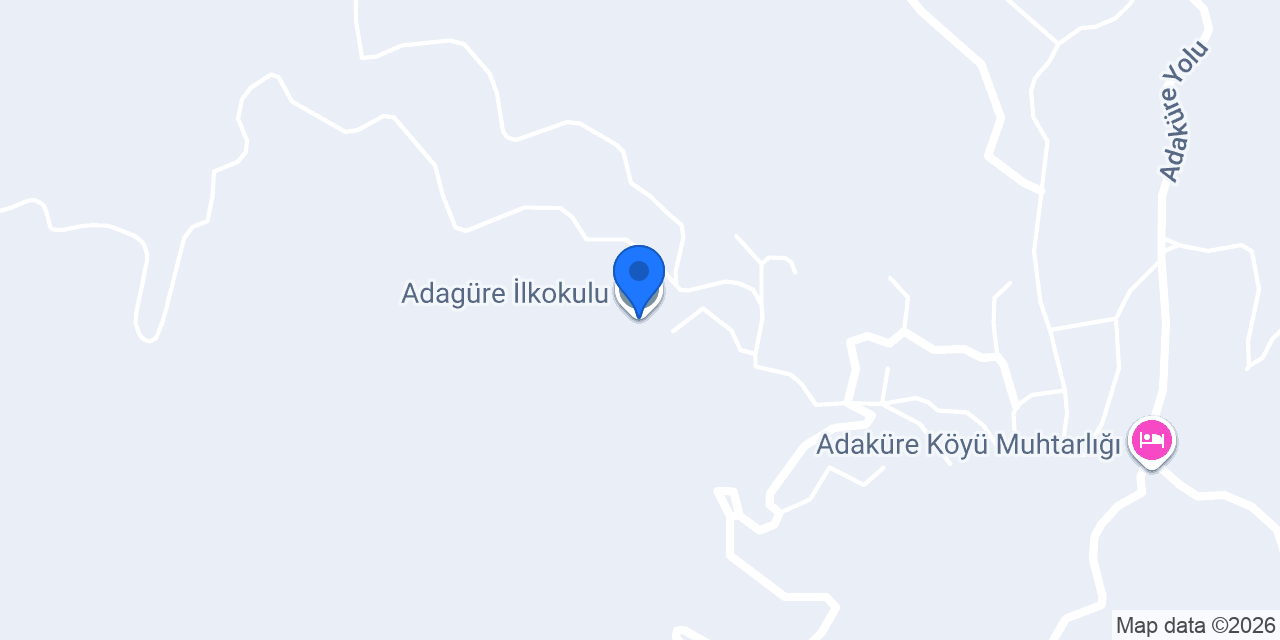 Adagüre İlkokulu konumu
