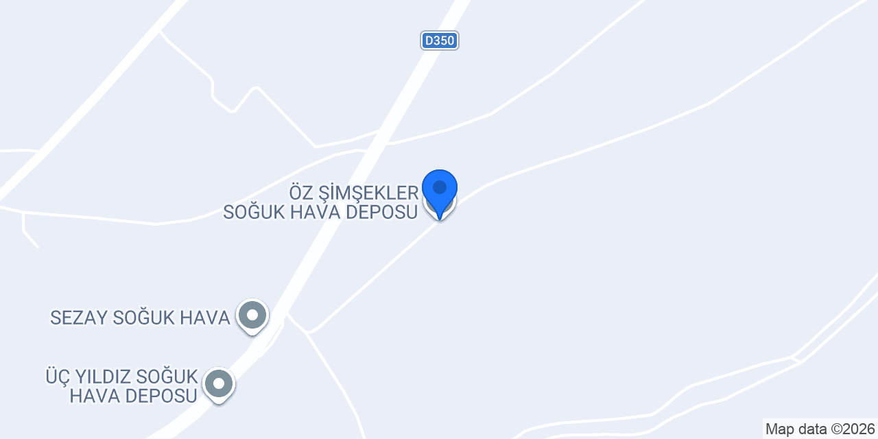 ÖZ ŞİMŞEKLER SOĞUK HAVA DEPOSU konumu