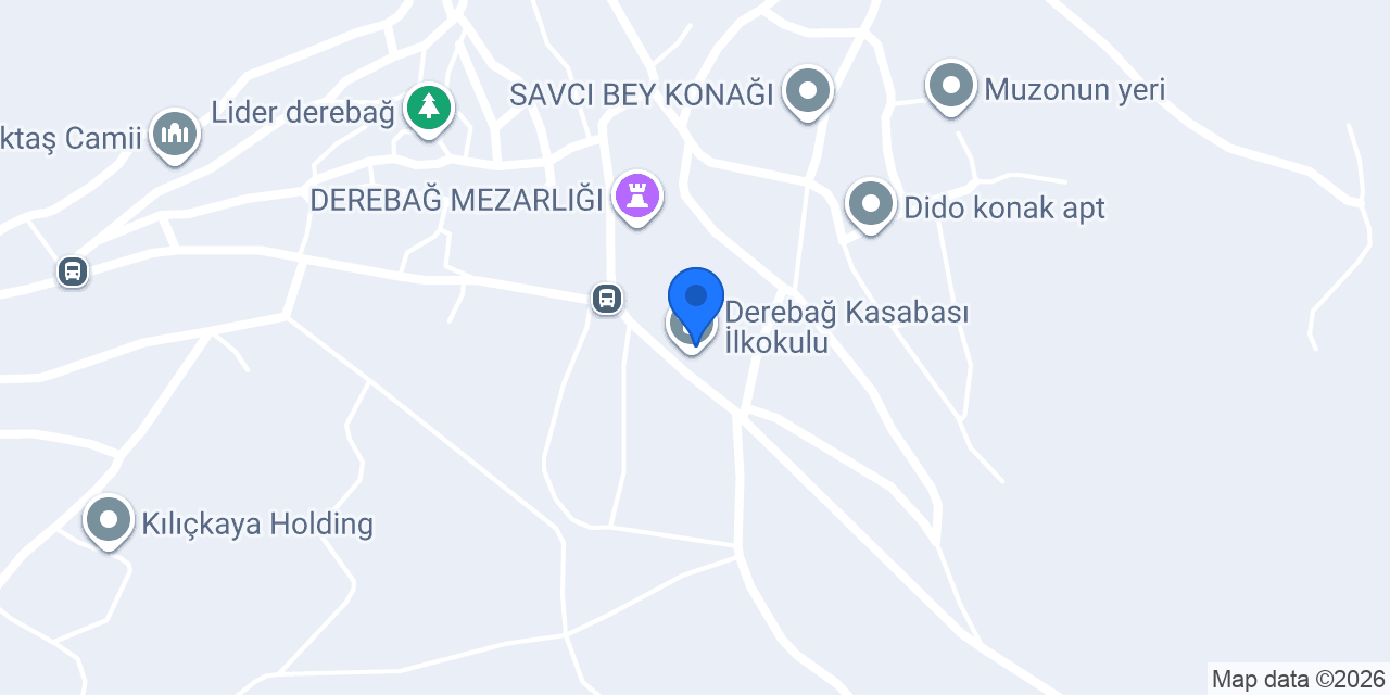 Derebağ Kasabası İlkokulu konumu