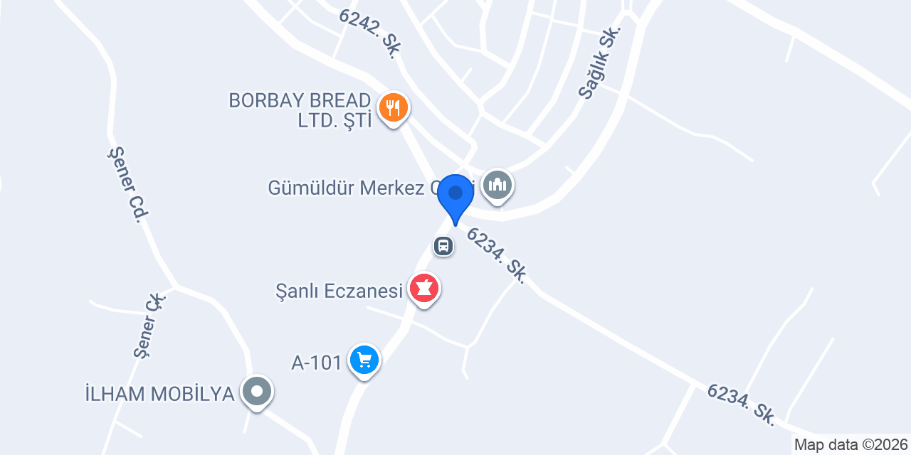 Özgür Market konumu