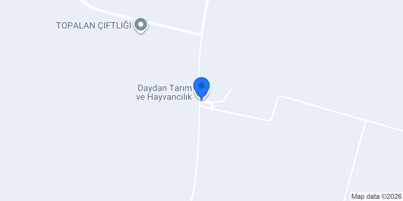 Daydan Tarım ve Hayvancılık konumu