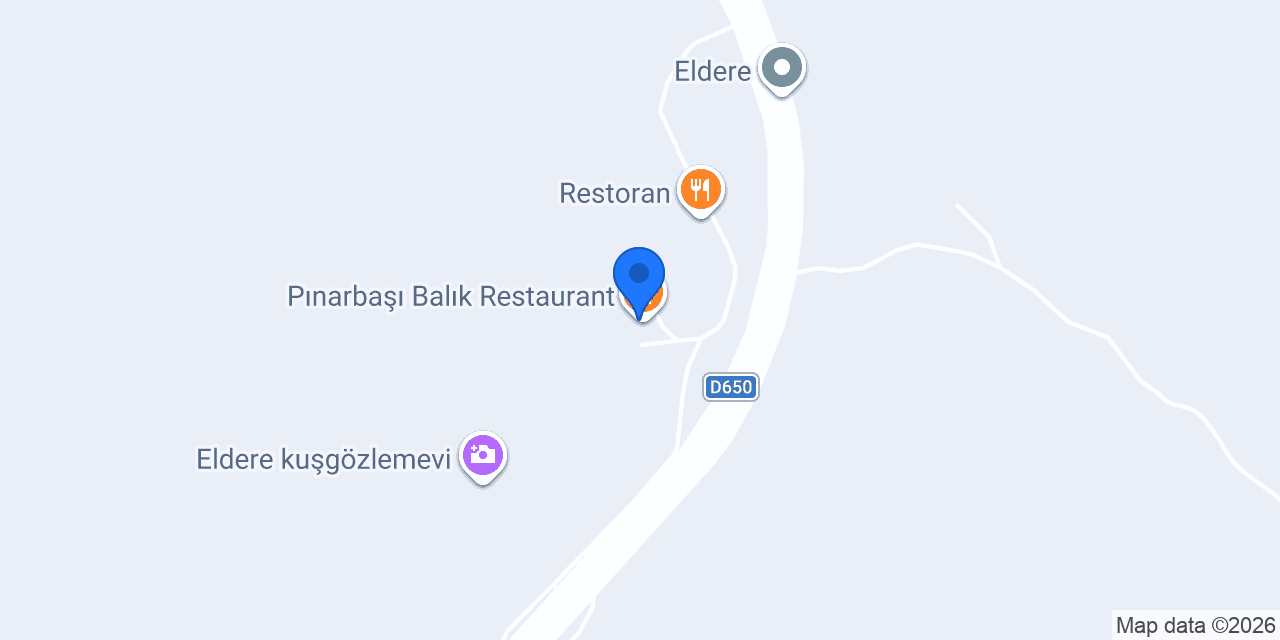Pınarbaşı Balık Restaurant konumu