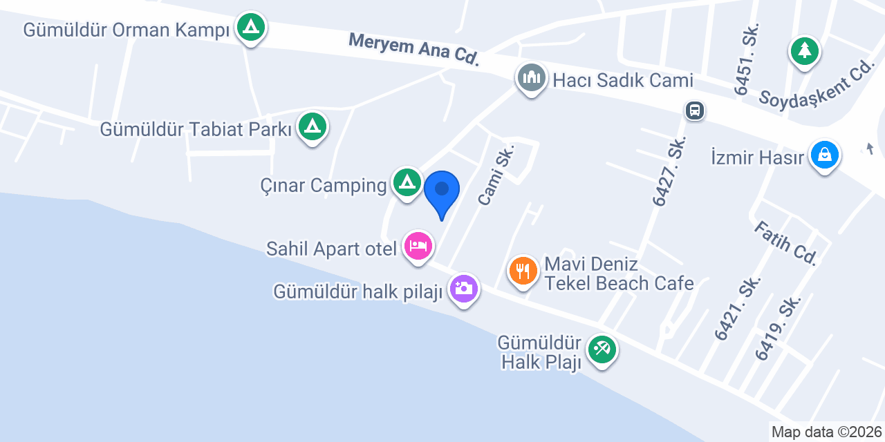NUR PANSİYON APART konumu