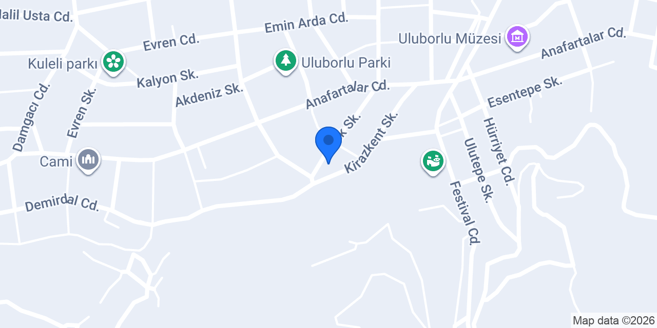 Ufuk Erkek Öğrenci Yurdu konumu
