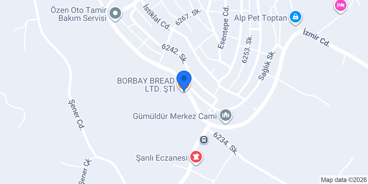 BORBAY BREAD LTD. ŞTİ. konumu