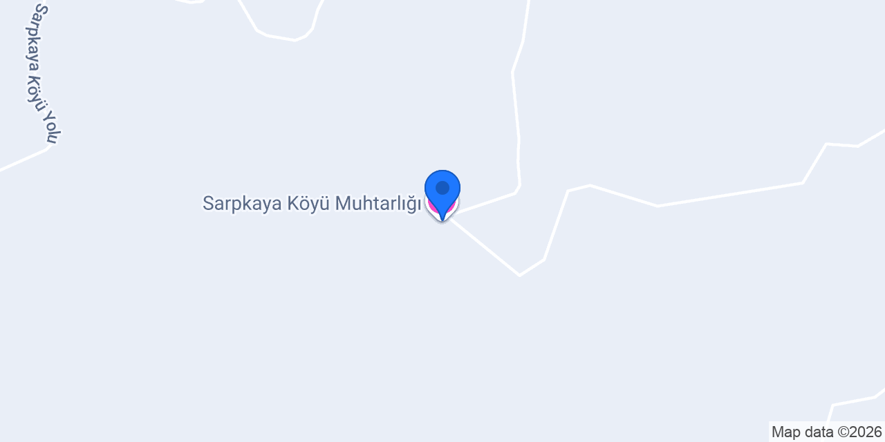 Sarpkaya Köyü Muhtarlığı konumu