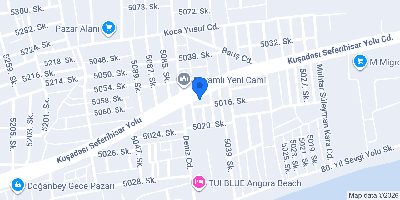 Tosun çiçekçilik konumu
