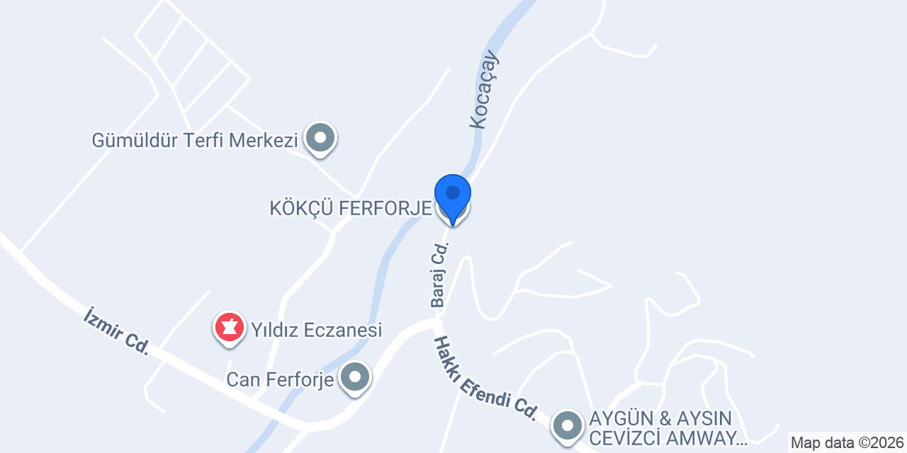 KÖKÇÜ FERFORJE konumu