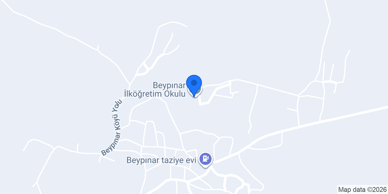 Beypınar İlköğretim Okulu konumu