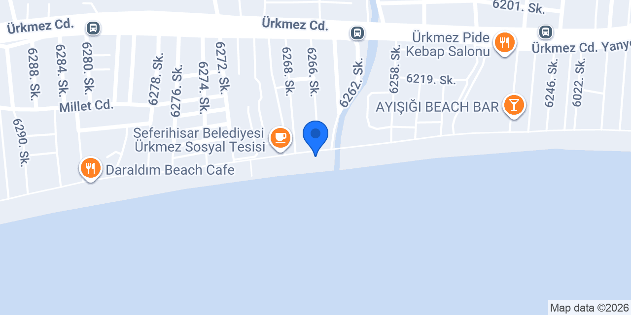 İmaj Cafe Beach Restaurant konumu