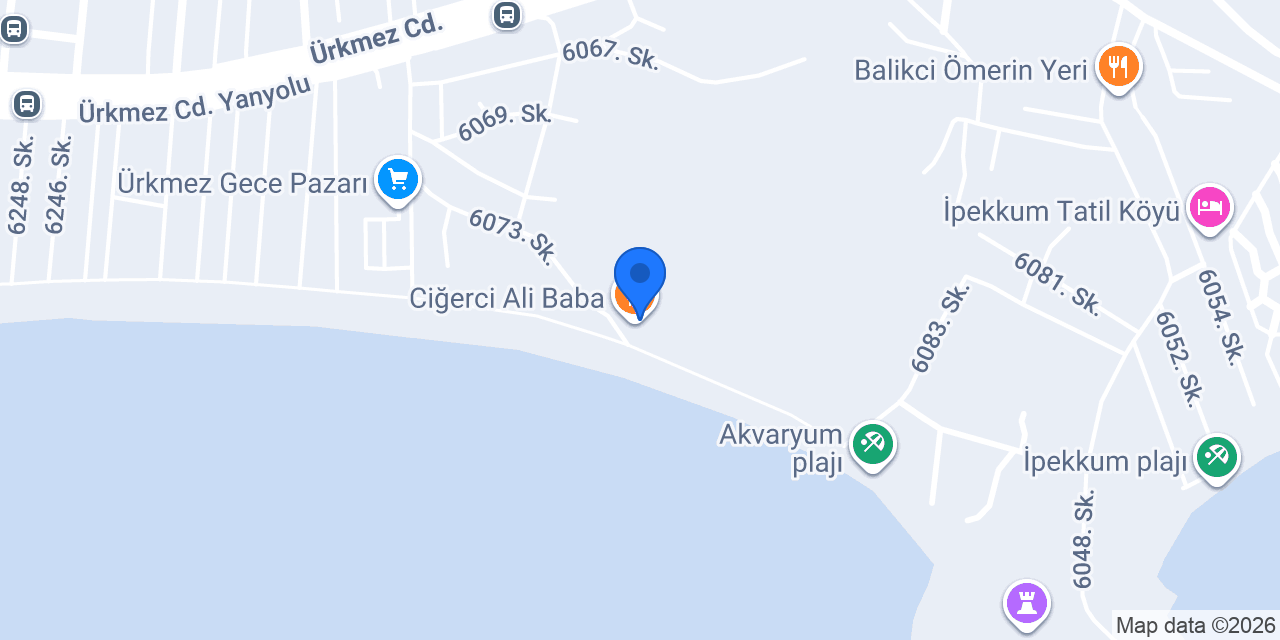 Ciğerci Ali Baba konumu