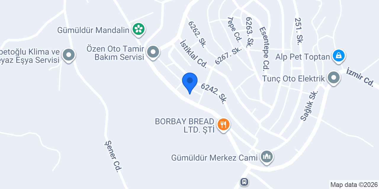 Hasgül Mobilya konumu