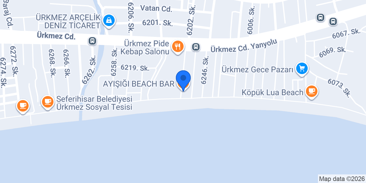 AYIŞIĞI BEACH BAR konumu