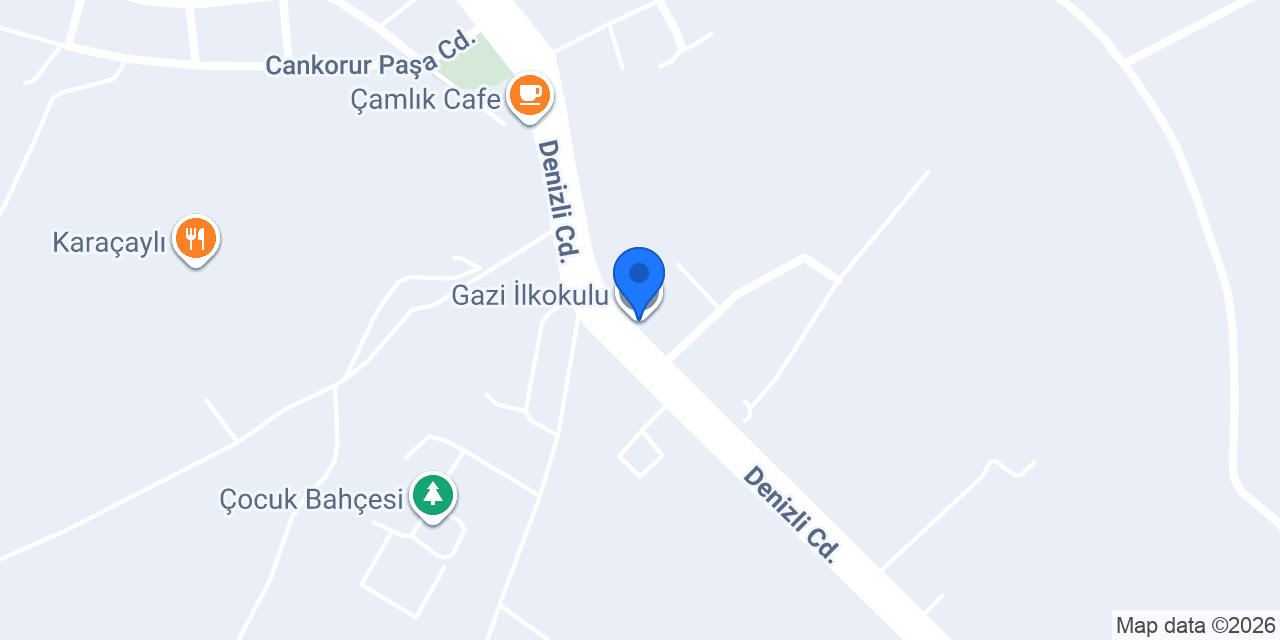 Gazi İlkokulu konumu