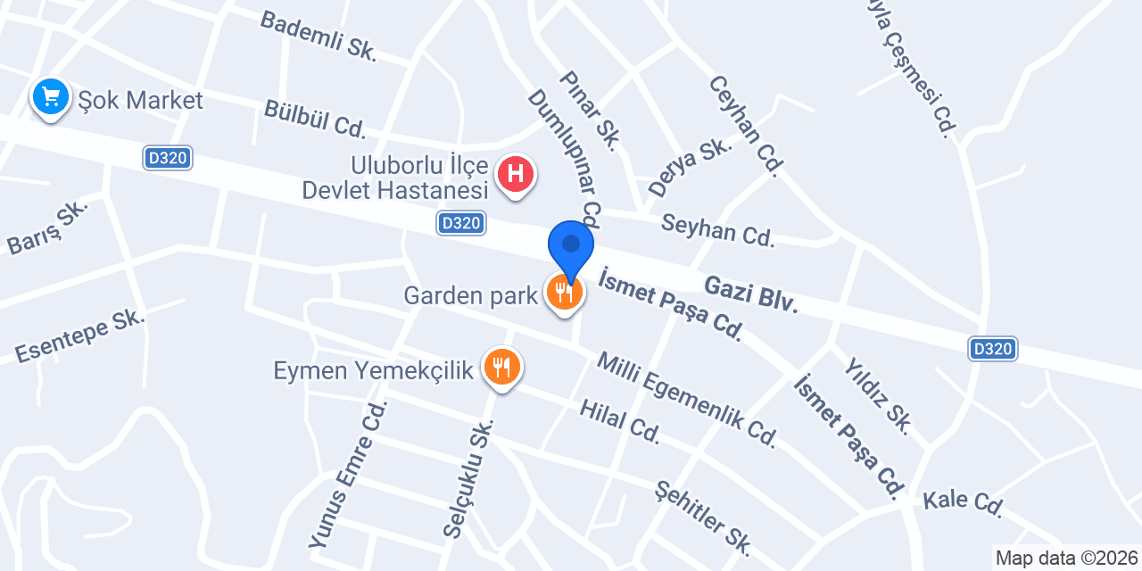 Dostlar pide salonu konumu