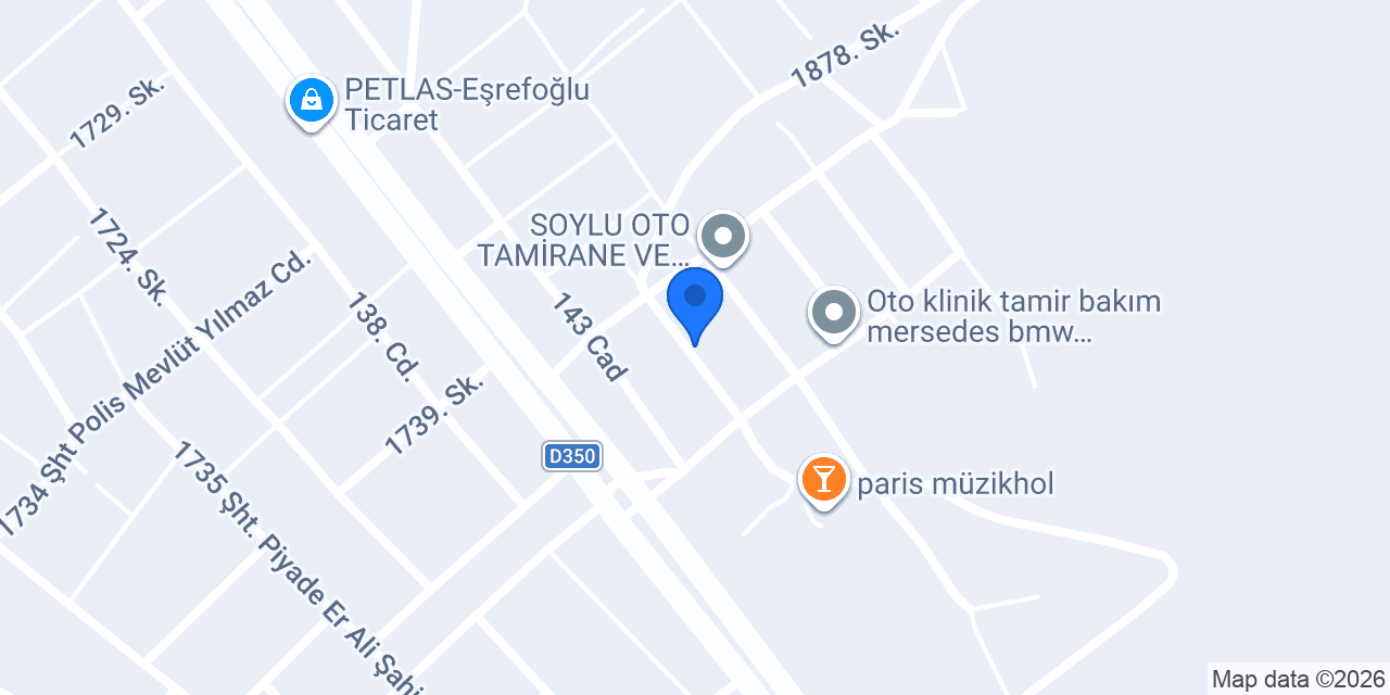 Güney Motorlu araçlar konumu