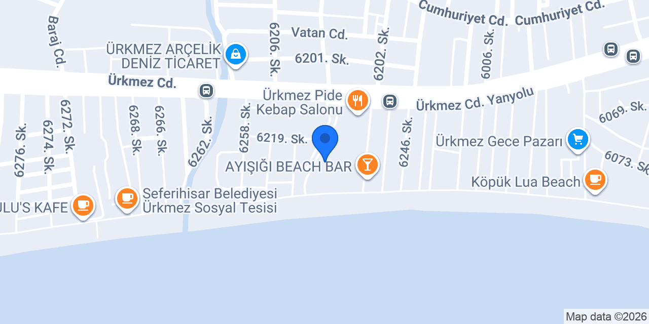 MAVİŞ CAFE&BEACH konumu