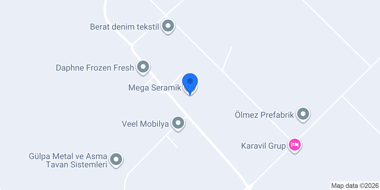 Mega Seramik konumu