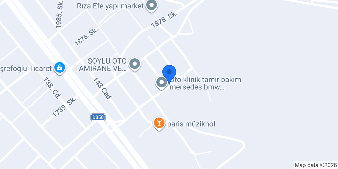 Yılmaz Motor konumu