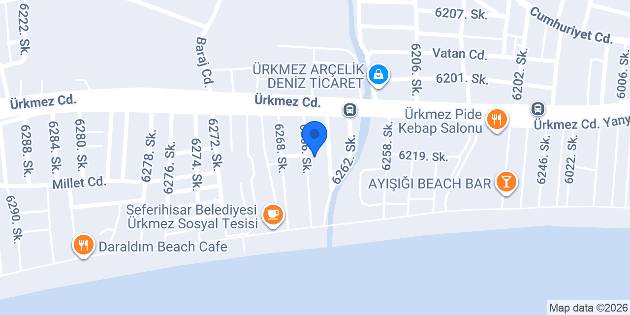İMAJ HOTEL-BEACH-CAFE-RESTAURANT konumu