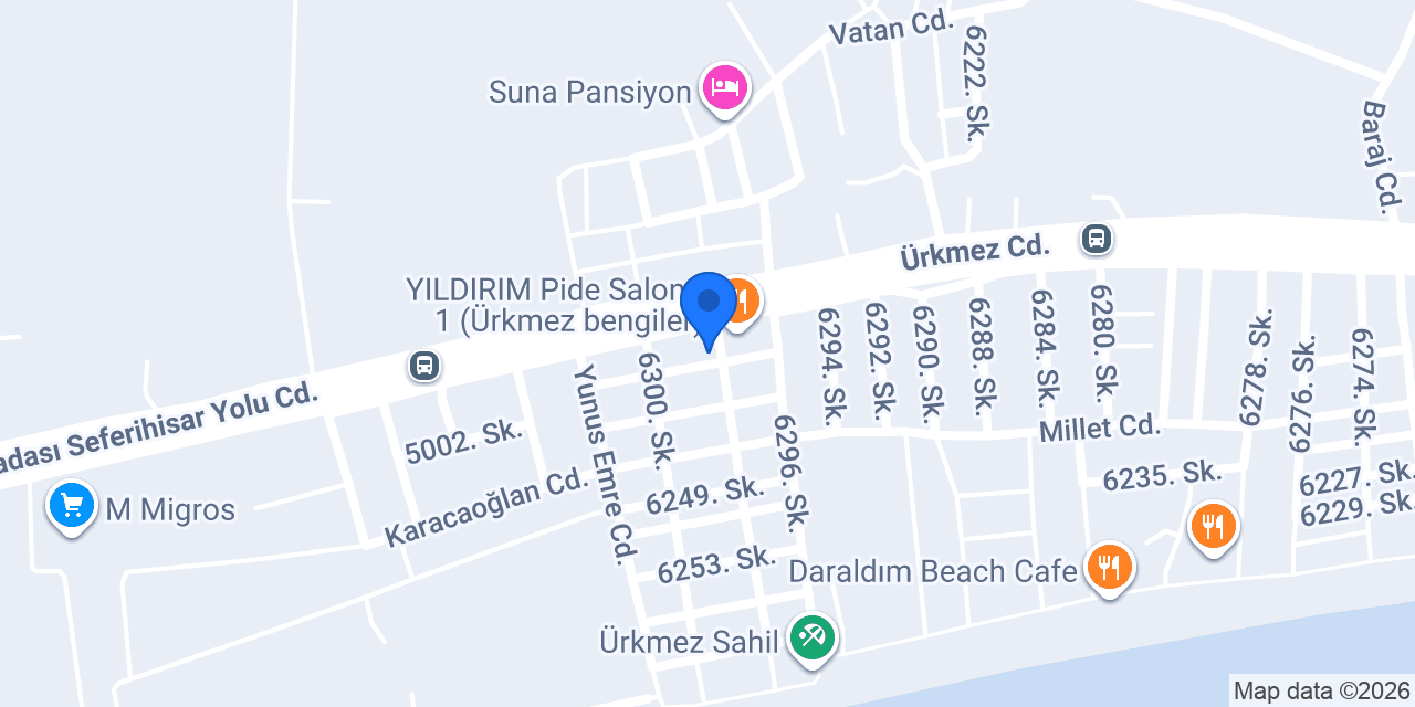 OTEL ZEYBEK konumu