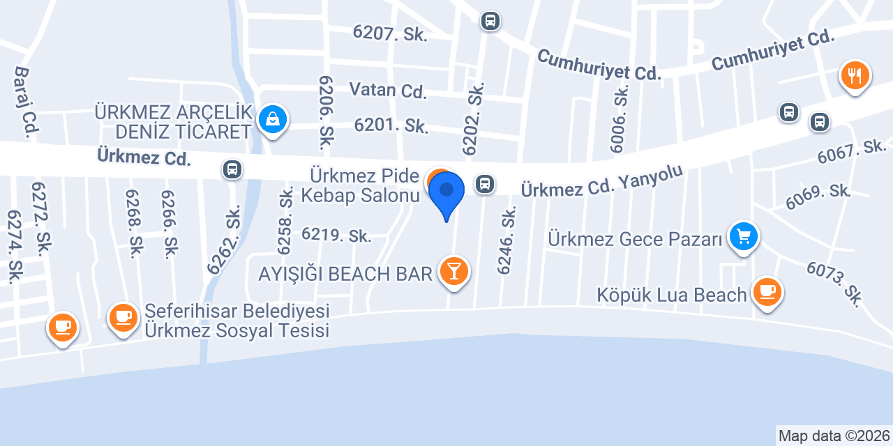 Batuhan Apart Otel konumu