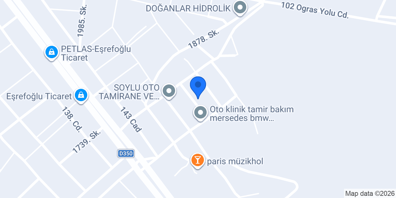 DANIŞAN GARAGE konumu