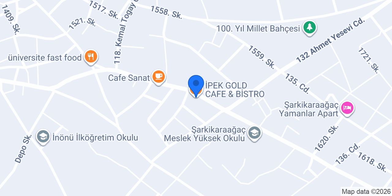 İPEK GOLD CAFE & BİSTRO konumu
