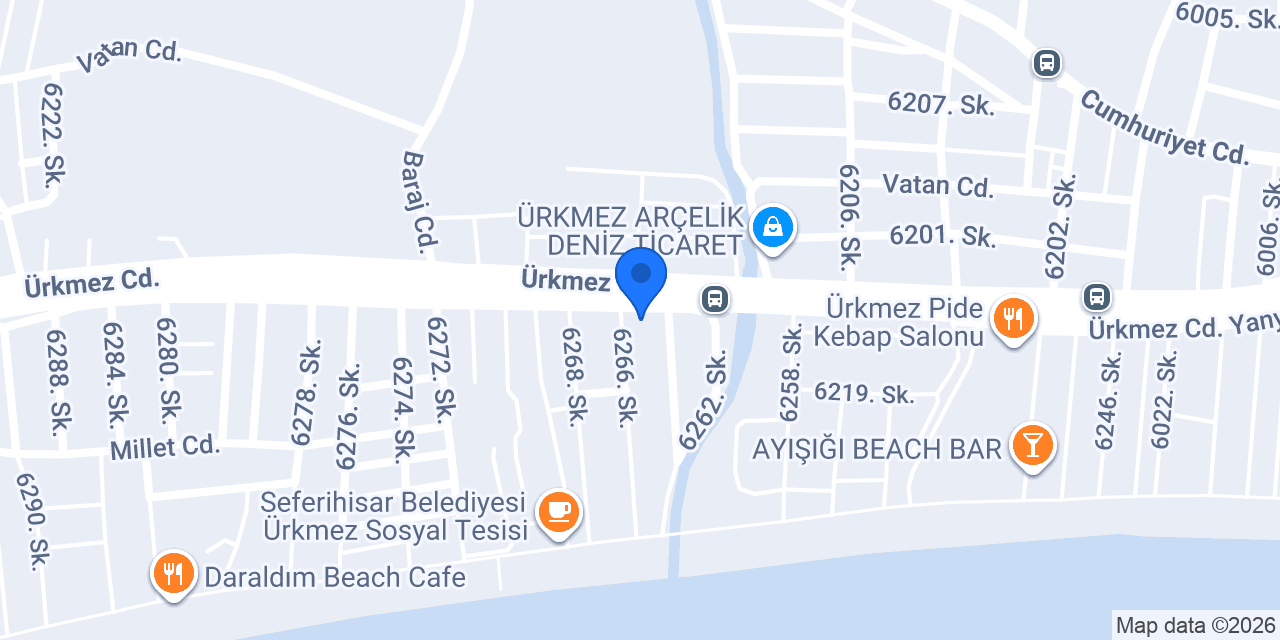 Ürkmez Mobilya konumu