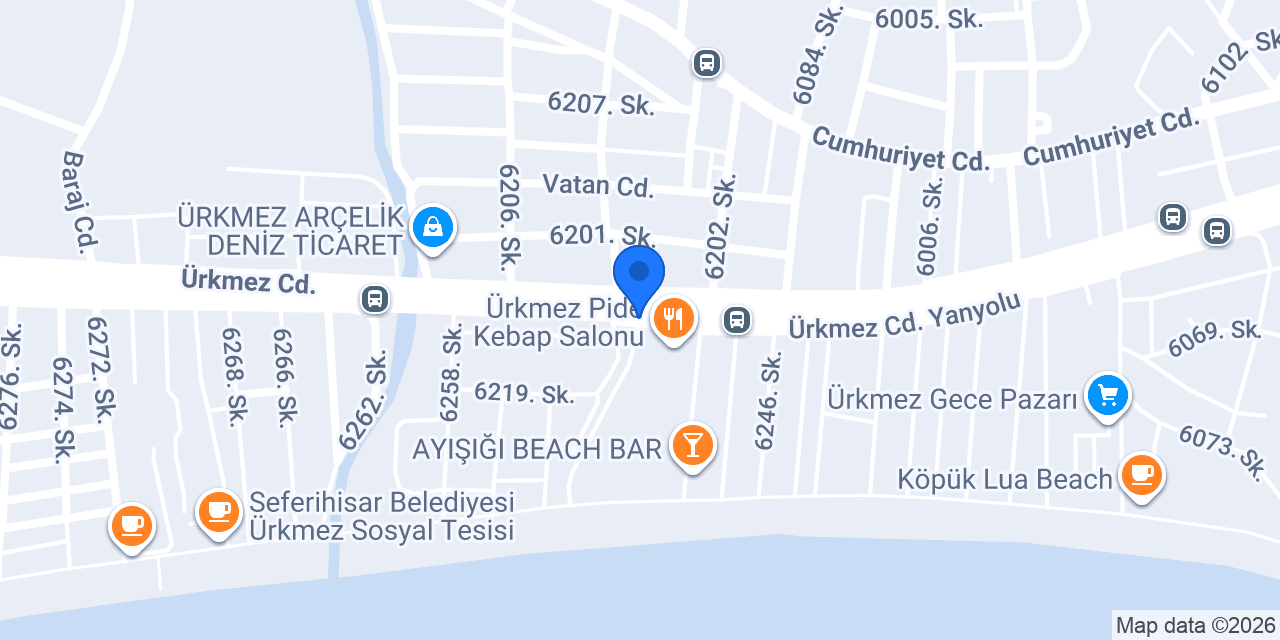 Şöhret Apart Otel konumu