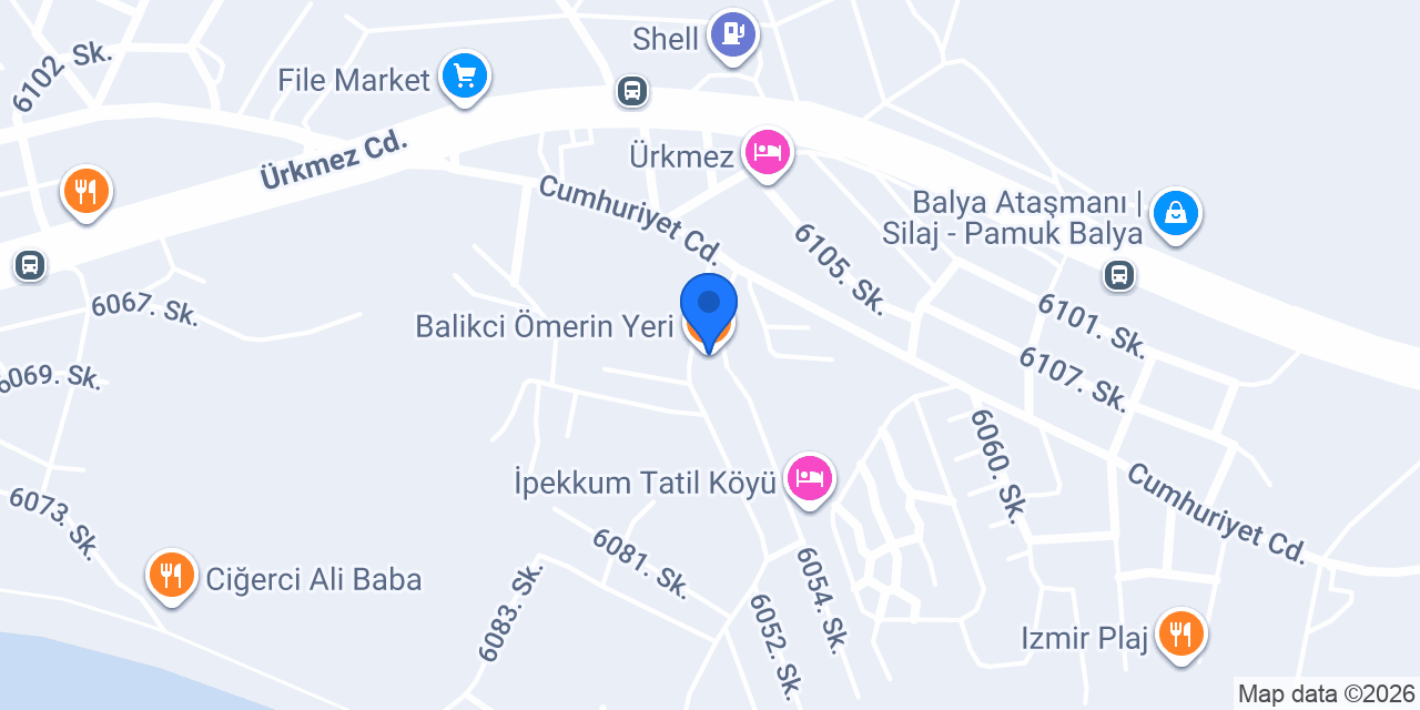 Balikci Ömerin Yeri konumu