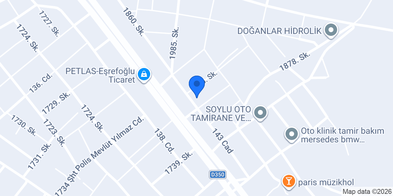Demirler Un Fabrikası konumu