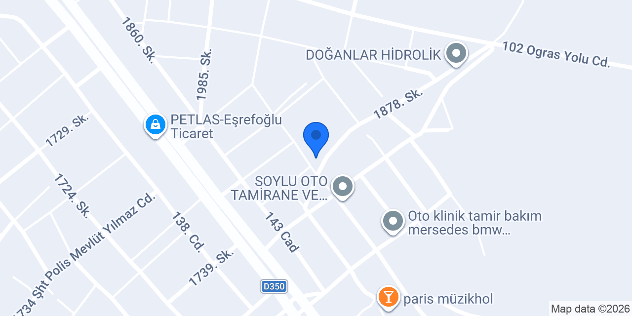 Yedek Garaj konumu