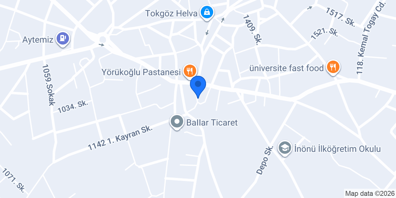 OTOGAR KÖFTECİSİ konumu