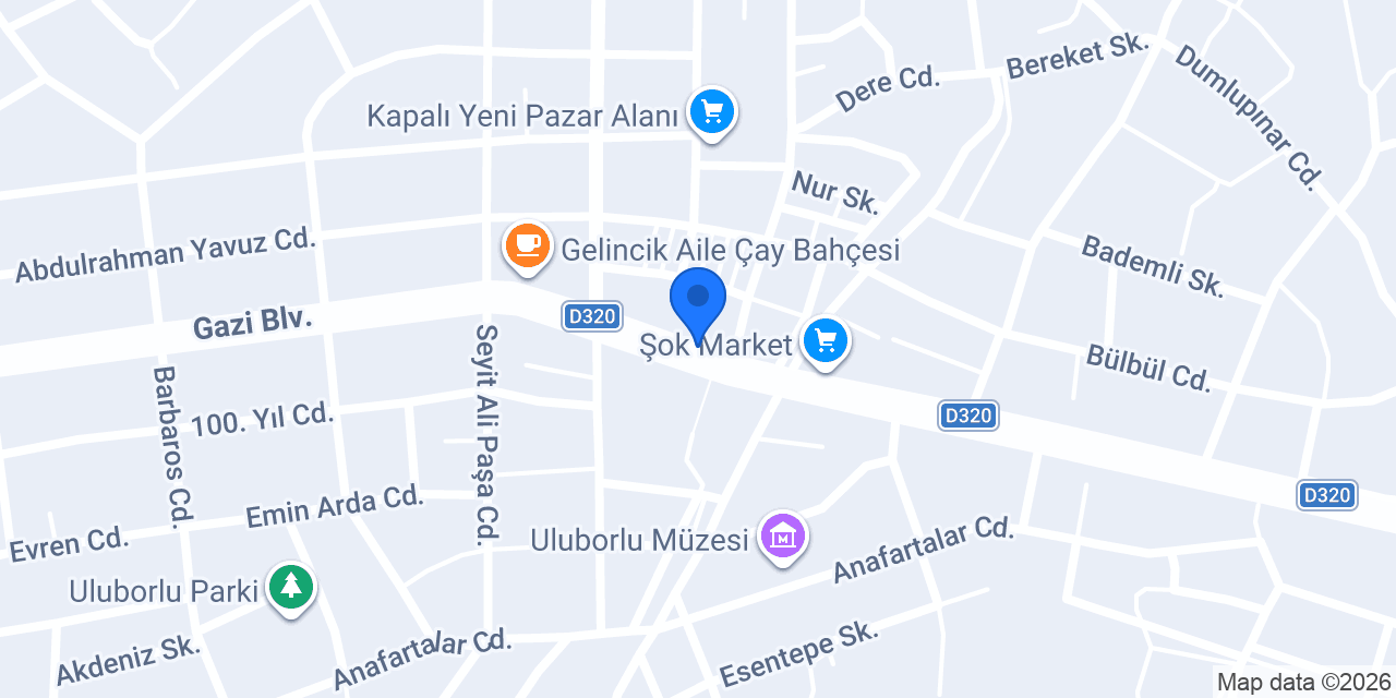 ULUBORLU IŞIK TAKSİ konumu