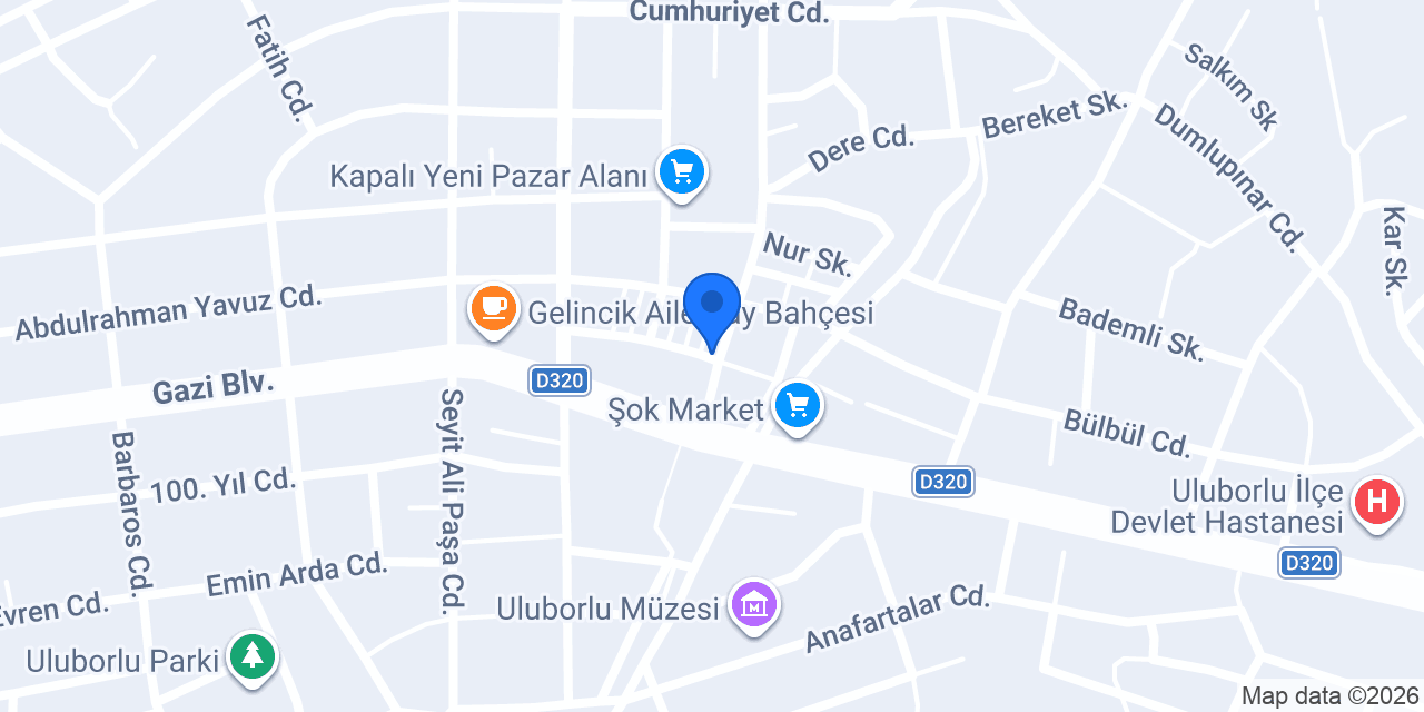 Akbaşlar İnşaat Malzemeleri konumu