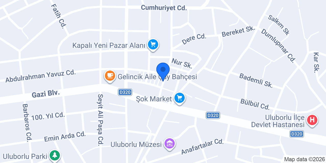 Aygaz Tüp Bayi konumu