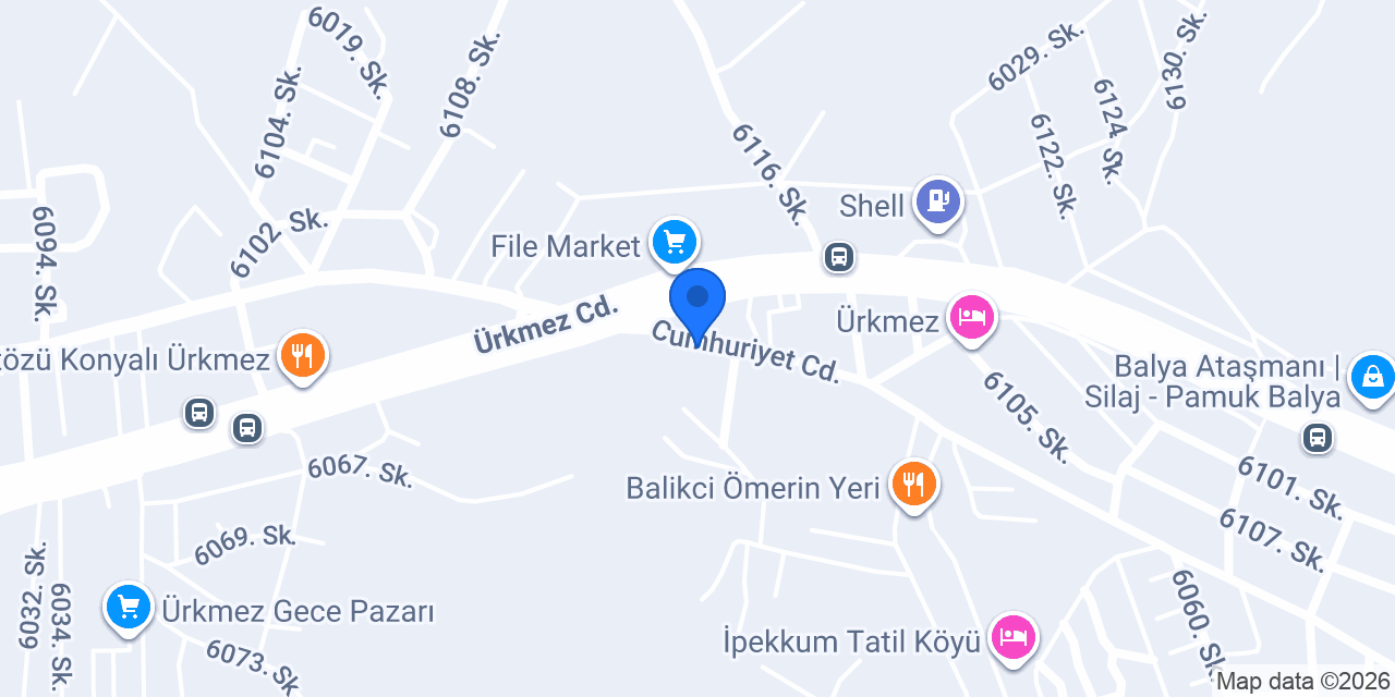 Özgür Oto konumu