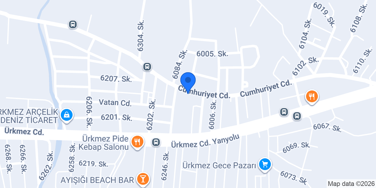 Ürkmez nehir döner konumu