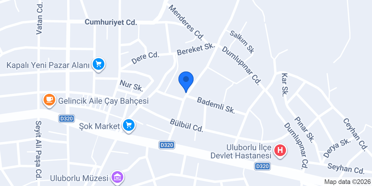 Erem Mobilya konumu