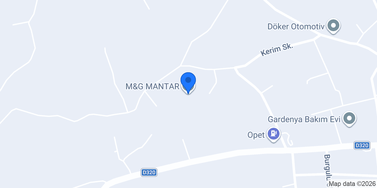 M&G MANTAR konumu