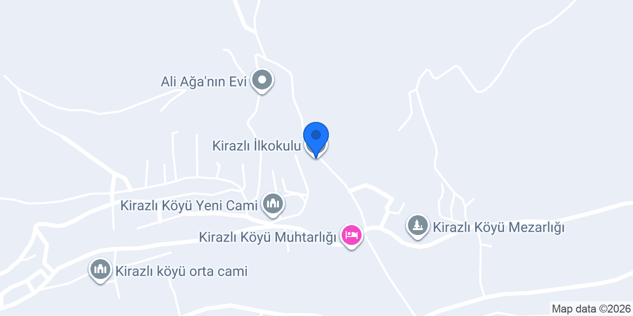 Kirazlı İlkokulu konumu